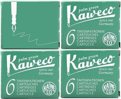 Kaweco - Vulpen vullingen - 4 doosjes - Groen - Palm Groen