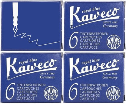 Kaweco - Vulpen vullingen - 4 doosjes - Blauw - Royal Blue