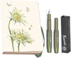 Kaweco - Bekking & Blitz - Schrijfwarenset - NOTEBOOK KLEIN 9,5X15 harde kaft groen - Vulpen Shadow Green Extra Fine