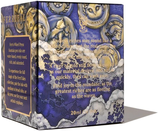 Ferris Wheel - Schrijfinkt - 20ml - FerriTales | The King Midas - Tides of Midas - Blauw