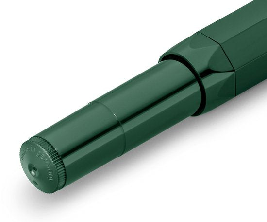 Kaweco - Cadeau - pennenset- (6delig) - Etui - Vulpen Breed met Clip - Balpen - Groen - Inktpatronen - Balpenvullingen Blauw Medium