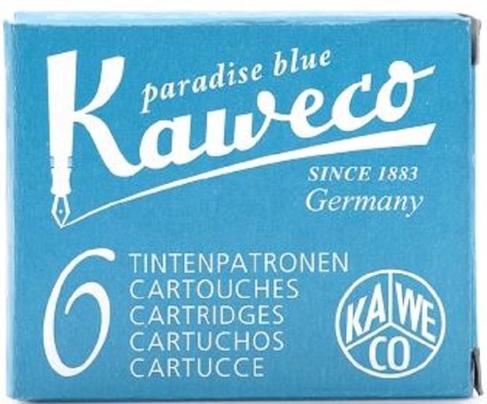 Kaweco - Schrijfwarenset - Cadeauset - Vintage Blik - Vulpen met Clip Mint Penpunt Extra Breed - Balpen Mint - Etui Mint - 2 Doosjes Inkt