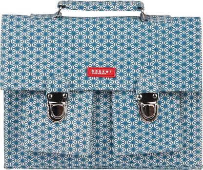 BAKKER MADE WITH LOVE - rugtas - schooltas - Turkoise 28x6x22