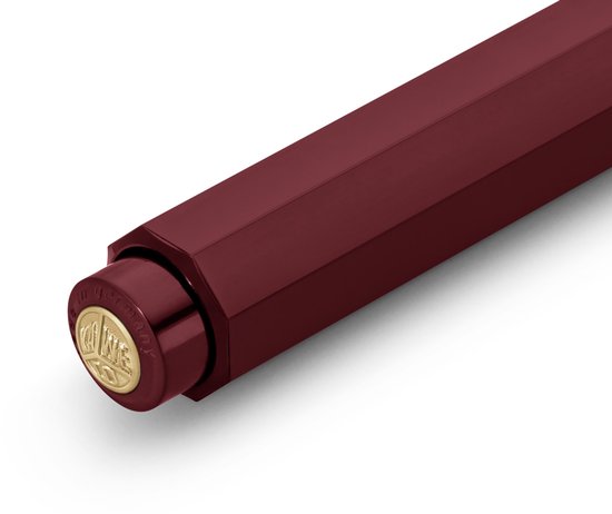 Kaweco - Cadeau - pennenset- (6delig) - Etui - Vulpen Extra Fine met Clip - Balpen - Burgundy - Inktpatronen - Balpenvullingen Blauw Medium