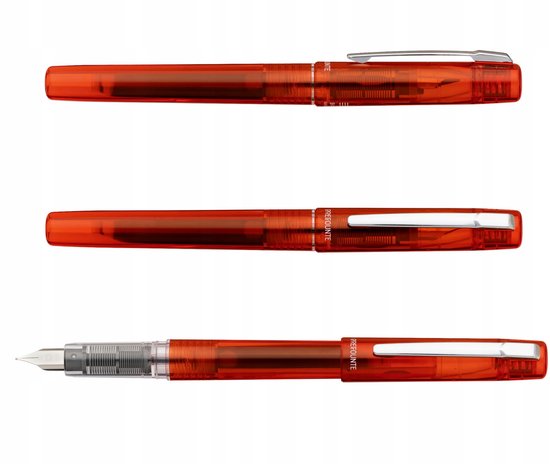Platinum Prefounte Vulpen Vermilion Orange M - Stijlvol Schrijven