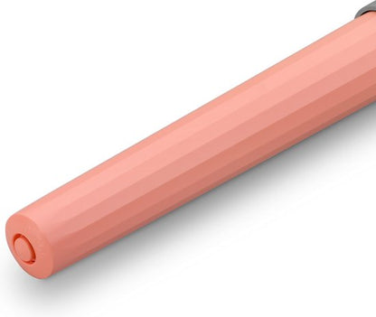 Kaweco - Vulpen met Clip - Perkeo Cotton Candy Grey Pink - Roze/Grijs - Medium - Doosje vullingen