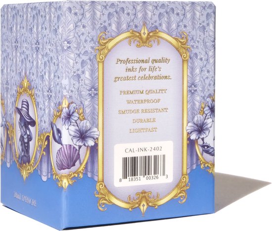 Ferris Wheel Press Calligraphy Inkt - Ultra Marina - 28ml - Ondeelbare maagdenpalm