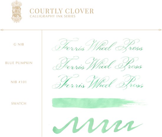 Ferris Wheel Press - Calligraphy Inkt - 28ml - Courtly Clover
