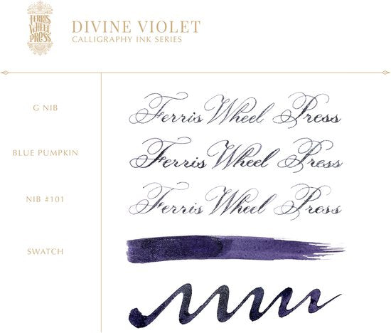 Ferris Wheel Press - Calligraphy Inkt - 28ml - Divine Violet