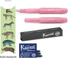 Kaweco Vulpen Sport Frosted BLUSH PINK (MEDIUM) met doosje vullingen en boekenlegger