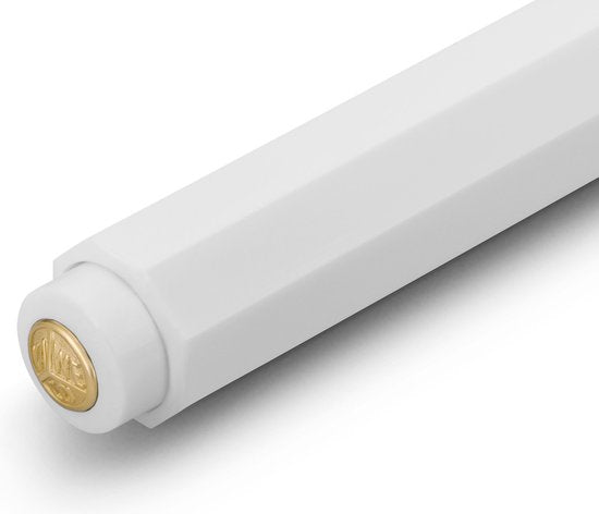 Kaweco - Balpen - Classic Sport - Wit - Met doosje Balpenvullingen MEDIUM Zwart