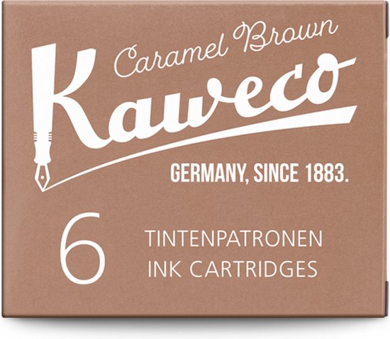 Kaweco - Vulpen vullingen - 4 doosjes - Bruin - Sepia Bruin, Caramel Bruin