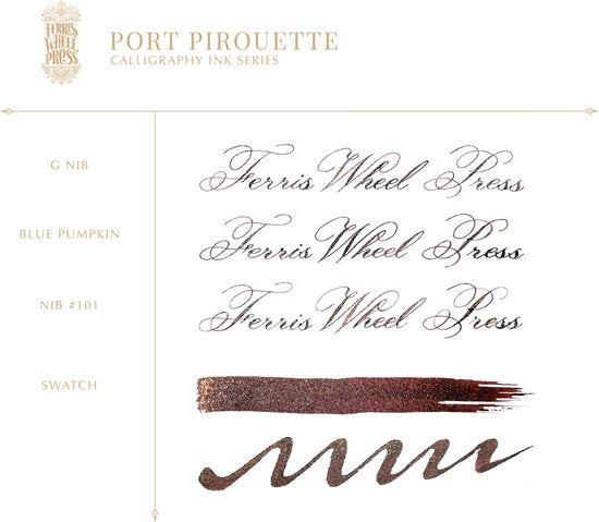 Ferris Wheel Press - Calligraphy Inkt - 28ml - Port Pirouette