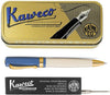 Kaweco - set - Balpen - Student 50's Rock - Blauw in vintage blikje - doosje G2 zwarte balpenvulling