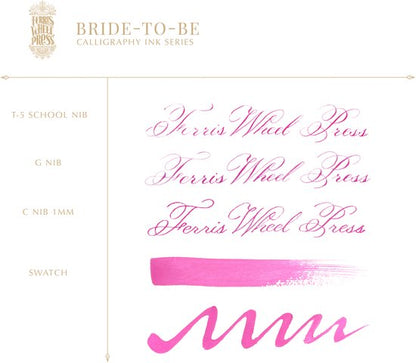 Ferris Wheel - Calligraphy inkt - 28ml - Bride To Be