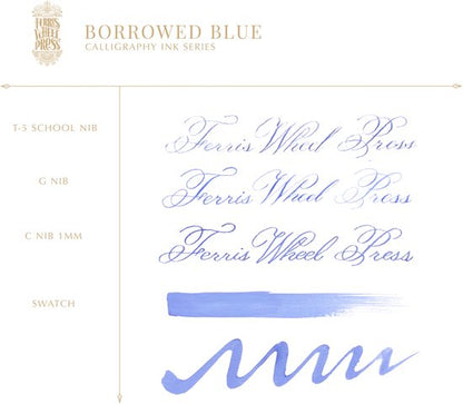 Ferris Wheel Press - Calligraphy Inkt - 28ml - Borrowed Blue