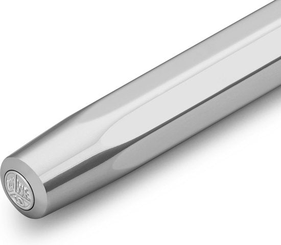 Kaweco Cadeauset - Vulpen - Nostalgic Octagonal Clip CHROME - ALUMINIUM SPORT - Sport Aluminium Raw Polish - EXTRA BREED - Vintage blikje - Extra Doosje Vullingen