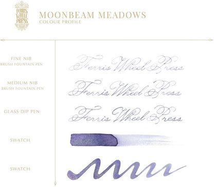 Ferris Wheel Press - schrijfinkt - klein flesje 10cc - FerriTales | Bestiary Series - Moonbeam Meadows Ink 10ml