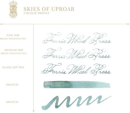 Ferris Wheel Press - schrijfinkt - klein flesje 10cc - FerriTales | Bestiary Series - Skies Of Uproar 10ml
