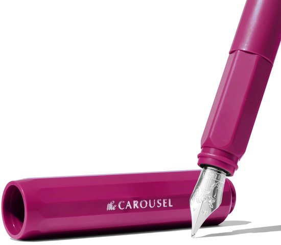 Ferris Wheel - Vulpen - The Carousel Fountain Pen - FINE - Little Miss Jubilee - cerise