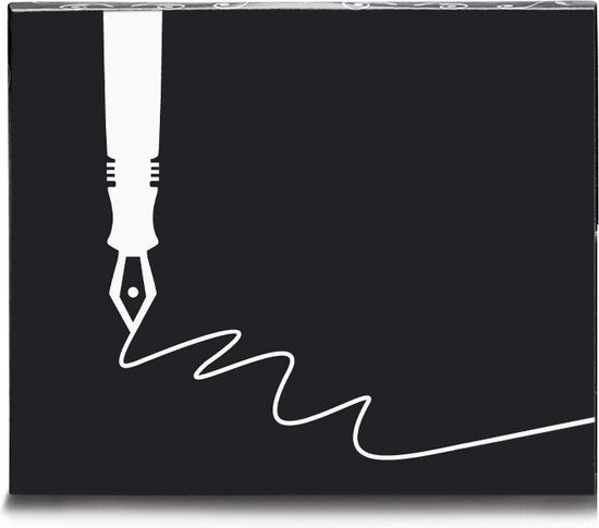 Kaweco Vulpen vullingen Zwart/Pearl Black en Blauw/Royal Blue, 10 doosjes