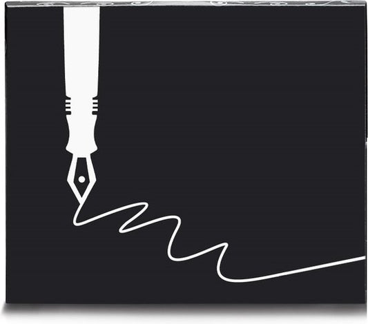 Kaweco Vulpen Sport Skyline GREY (EXTRA FINE) met doosje vullingen en boekenlegger