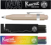 Kaweco - Vulpotlood 3,2 - Skyline Sport - Oktogonal Clip Chrome - Macchiato (Bruin) - Met doosje vullingen Zwart - Doosje vullingen 3 kleur