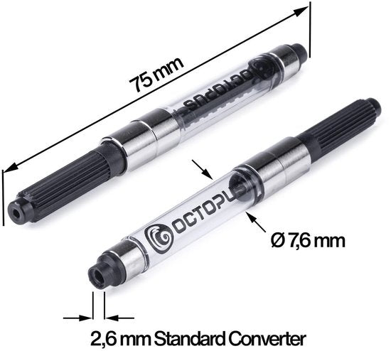 Octopus - Barok - Vulpeninkt - Schrijfinkt - Bordeaux - 30ml - Met Converter