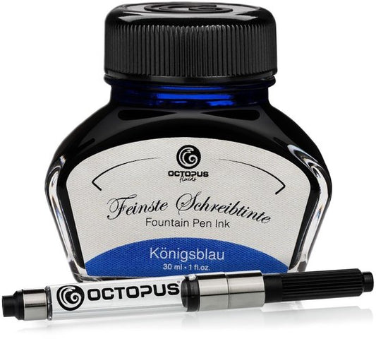 Octopus - Vulpeninkt - Schrijfinkt - Koningsblauw - 30ml - Met Converter