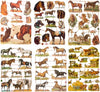 Poëzieplaatjes - 6 vellen - plaatjes - hobby - creatief - decoupage - knutselen - scrapboek