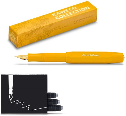 Kaweco - Collection - Vulpen - Breed - Honey - met doosje inkt patronen