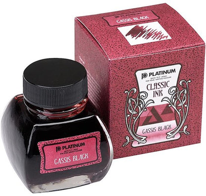 Kaweco - Fountain Pen - Special Dip Pen Black - in vintage blik - Potje Platinum Dyestuff 'Classic Ink' 60cc Cassis Black