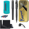 Kaweco - Cadeauset - Vintage blikje - 1 Vulpen met Clip - Perkeo - ZWART - Fine - Turkoise Twister - Doosje vullingen