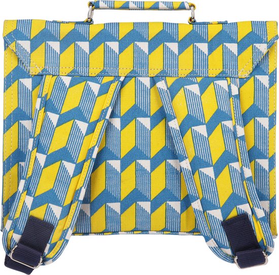 Bakker Made With Love - Faitraide - Schooltas - Schoudertas - Wantanabe Yellow - 30 x 37 x 8 cm