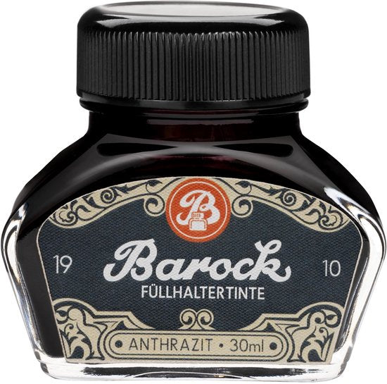 Octopus - Barok - Vulpeninkt - Schrijfinkt - Anthraciet - 30ml - Met Converter