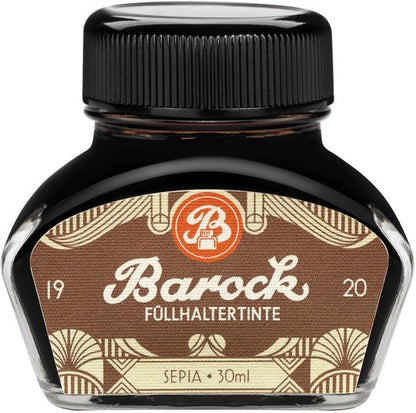 Octopus - Barok - Vulpeninkt - Schrijfinkt - Sepia - 30ml - Met Converter