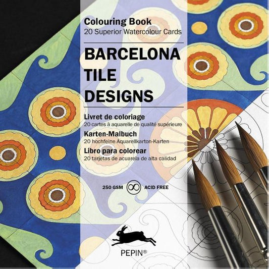 Tile Barcelona Artists Colouring Book