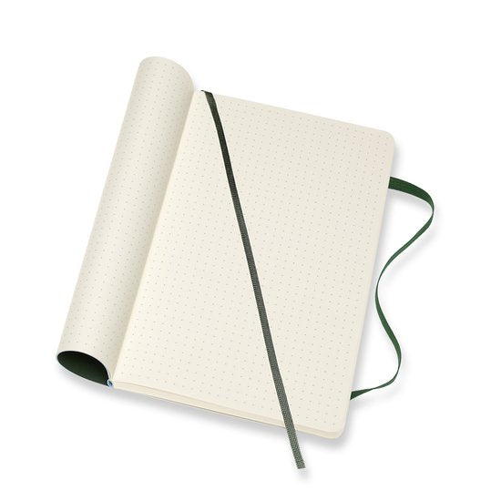 Moleskine Classic Notitieboek - Large - Softcover - Gestippeld - Mirte Groen