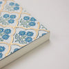 Paper Mirchi - Blokgedrukt Gelijnd Notitieboek (A5) - Trellis Indigo