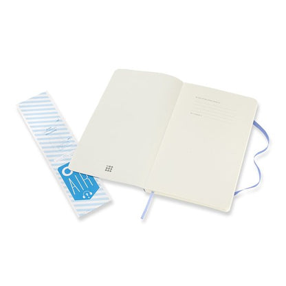 Moleskine Classic Notitieboek - Large - Softcover - Blanco - Hortensia Blauw