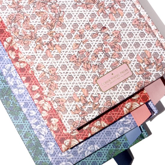 Ferris Wheel Press - Blanco A5 - The Sketchbook A5 Enveloped in Rattan - Pink