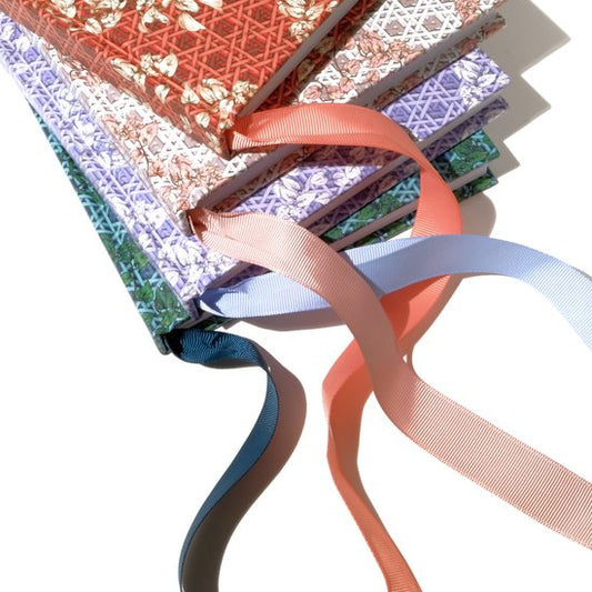 Ferris Wheel Press - Blanco A5 - The Sketchbook A5 Enveloped in Rattan - Pink