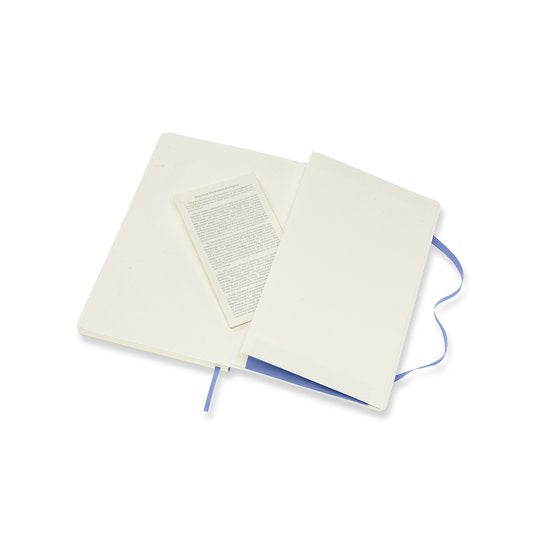 Moleskine Classic Notitieboek - Large - Softcover - Blanco - Hortensia Blauw