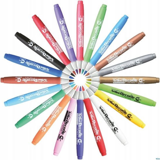 Artline Decorite Brush Marker - Permanent, Brons