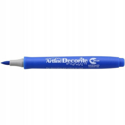 Artline Decorite Brush Marker - Permanente Blauwe Stift
