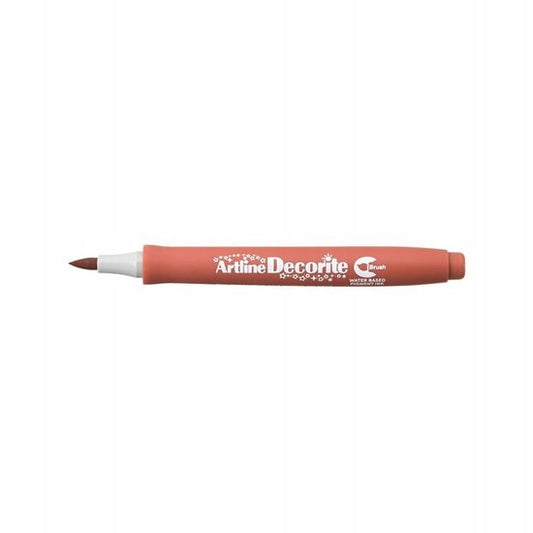 Artline Decorite Brush Marker - Permanent, Brons