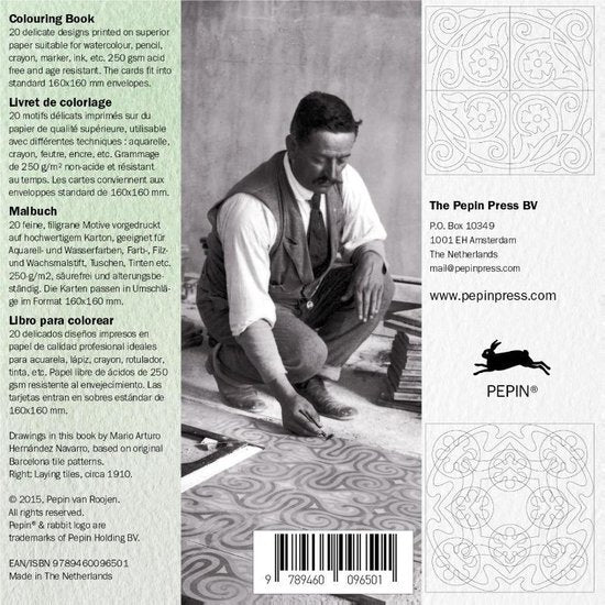 Tile Barcelona Artists Colouring Book