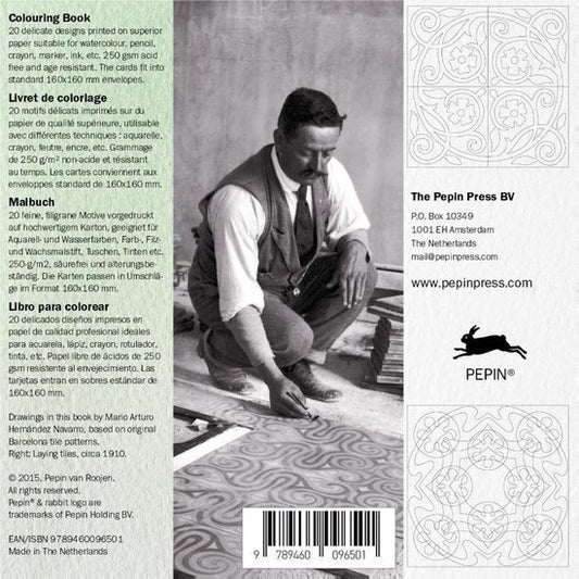 Tile Barcelona Artists Colouring Book