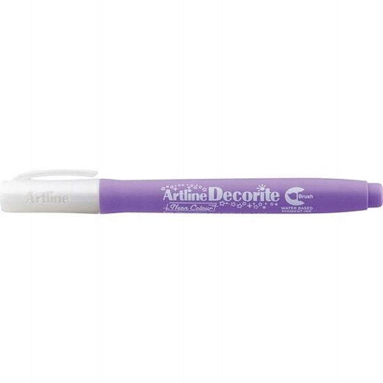 Toma Artline Decorite Brush Marker - Neon Paars