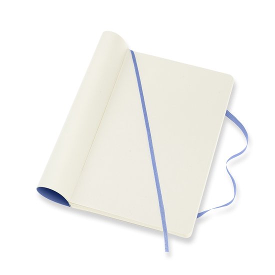 Moleskine Classic Notitieboek - Large - Softcover - Blanco - Hortensia Blauw